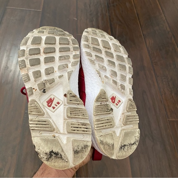 Nike Air Huarache Run Ultra Womens Size 6 819151-601 Burgundy Running Shoes - Picture 6 of 8